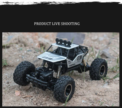 Oike Coche teledirigido 4x4 todoterreno 4WD RC Rock Crawler, coche RC de carreras y drifting todoterreno para niños y adultos