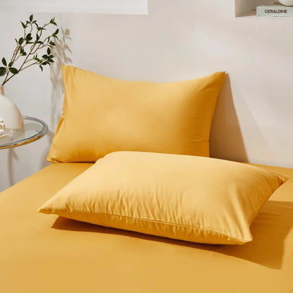 Funda de almohada de algodón premium – Funda de almohada de algodón peinado suave y transpirable para un sueño cómodo