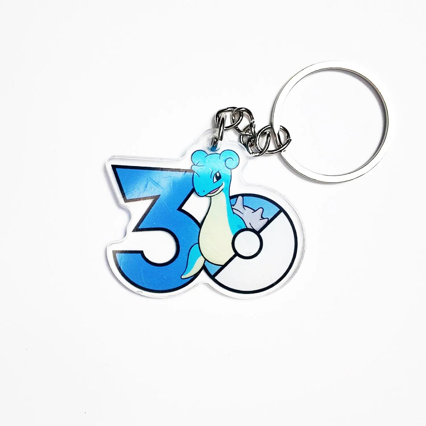 Pokémon 30th Anniversary Acrylic Keychain – Captain Pikachu, Eevee & Eeveelutions (50 Styles)
