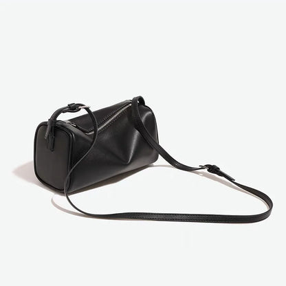 Bolso bandolera retro de cuero dividido de los 90 para mujer – Mini bolso de hombro de lujo 2026, bolso de moda de gamuza de piel de vaca suave con correa de un solo hombro para estilo casual y vintage