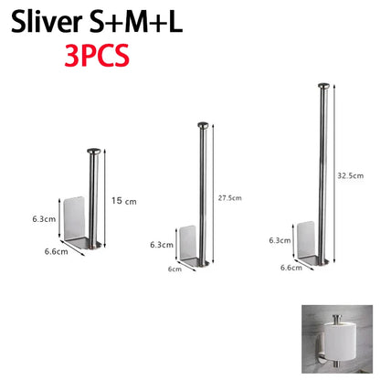 Stainless Steel Under Sink Organizer – Kitchen Towel Holder & Paper Towel Storage Rack