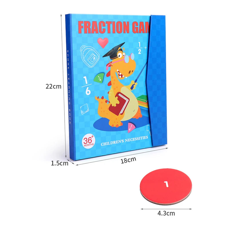 Libro magnético de tangram de madera – Juguete educativo Montessori, rompecabezas portátil para niños, infantes y desarrollo de inteligencia temprana