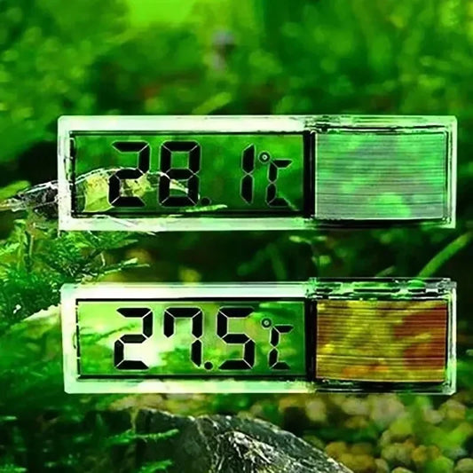 1PC Digital Aquarium Thermometer – LCD Electronic Fish Tank Temperature Meter for Accurate Water Temperature Monitoring, Aquarium Accessory