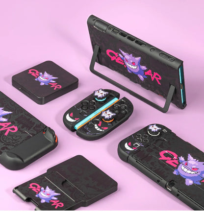 Housse de protection avec poignée pour Nintendo Switch 2 Pokémon Ectoplasma – Accessoires de jeu de dessin animé