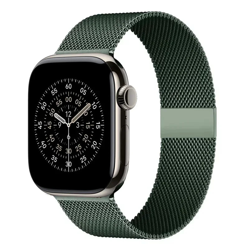 Milanese Loop Metal Band for Apple Watch – Compatible with Series 11, 10, 9, 8, 7, 6, 5, 4, SE & Ultra 2/3, 40–49mm