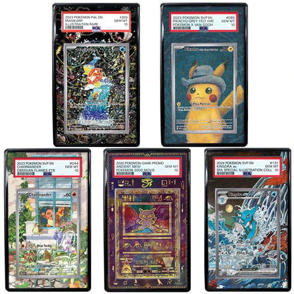 Pokémon Extended Art Card Display Case – Charizard & Venusaur PSA Acrylic Display Stand for Trading Card Collections