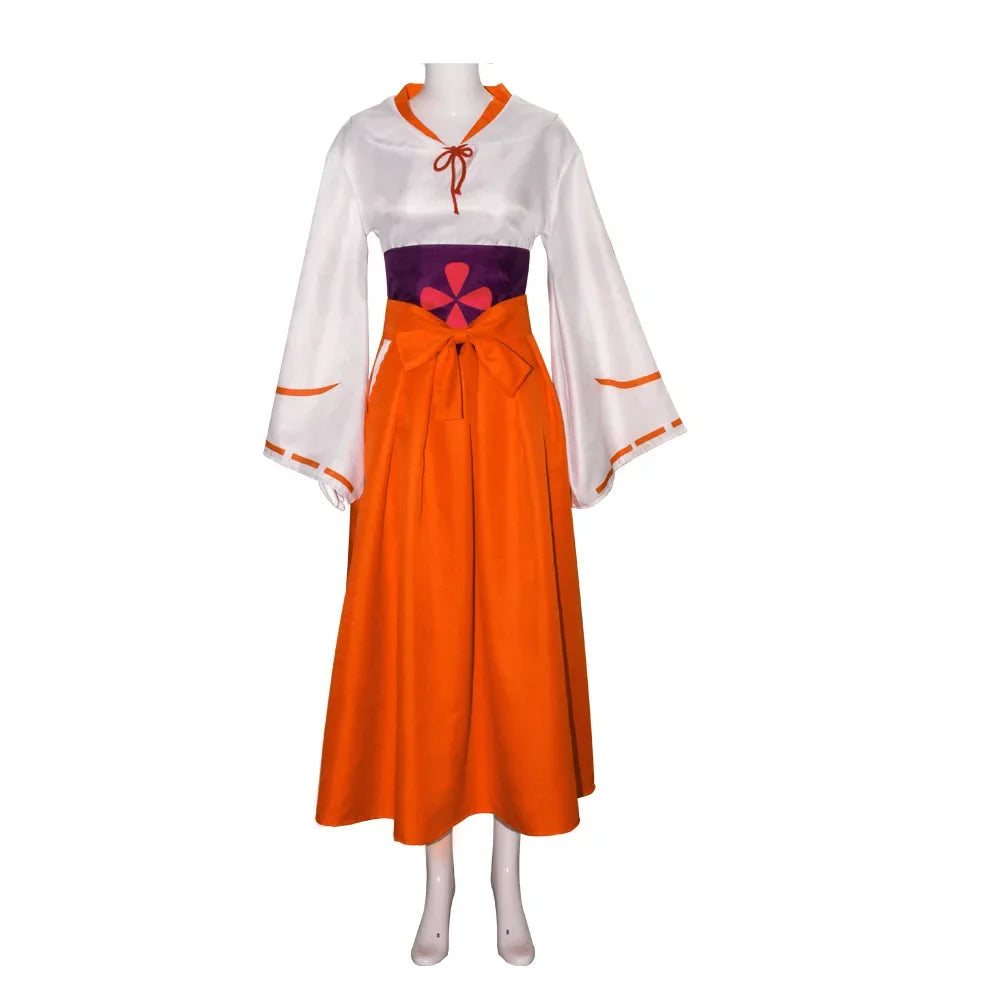 Two-Dimensional Anime Kimono Cosplay Clothing – Traditional Japanese Style Costume Outfit for Halloween, Convention & Party Wear