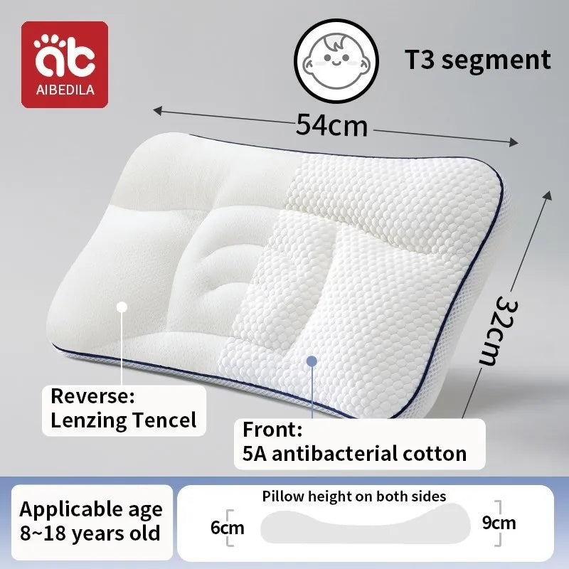 AIBEDILA Almohada ortopédica para cuello de bebé – Suave almohada de viaje para la cabeza del recién nacido para bebés, guardería y ropa de cama