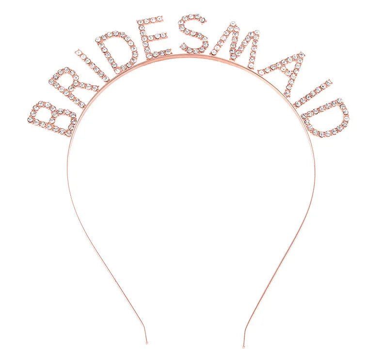 BRIDE Crystal Headband – Bridal Hair Accessory for Weddings, Bachelorette Parties & Bridesmaids