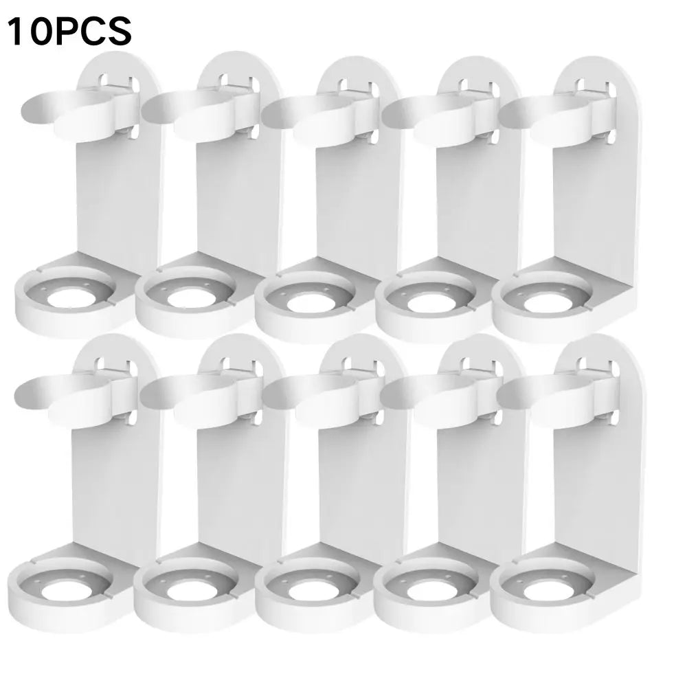 Soporte de Cepillo de Dientes Eléctrico Montado en la Pared – Estante de Plástico para Cepillos de Dientes de Baño, Organizador de Almacenamiento para Maquinillas de Afeitar, Accesorio de Baño que Ahorra Espacio para la Organización del Hogar y la Ducha