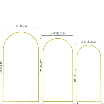 Soporte de arco dorado para bodas – Marco de arco de globos para bodas, fiestas y decoración de eventos