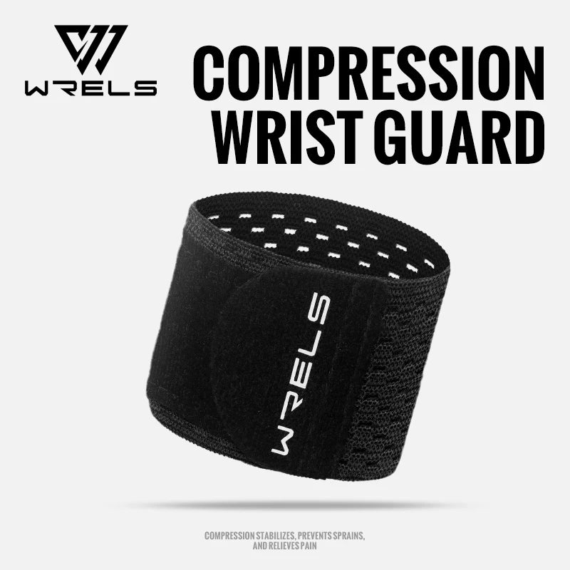 WRELS Wrist Support Brace – Breathable Elastic Compression Wrist Wrap for Gym, Fitness, Sports & Weightlifting