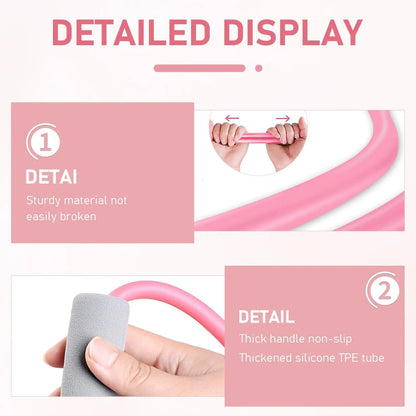 8-Shaped Yoga Resistance Bands – Elastic Exercise Puller & Chest Expander for Bodybuilding, Home Gym Fitness & Full Body Training