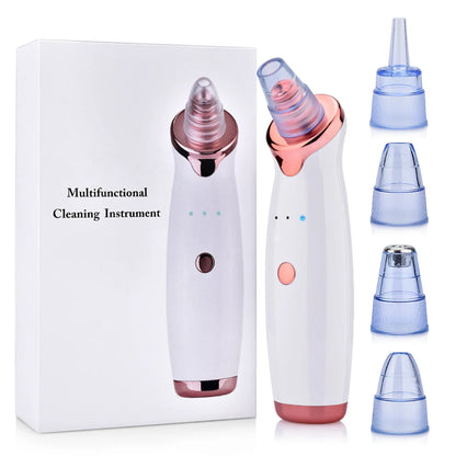 Electric Blackhead Remover & Pore Cleaner – Facial Vacuum Suction Tool for Blackheads, Acne & Pore Care, Portable Skin Cleaning Device