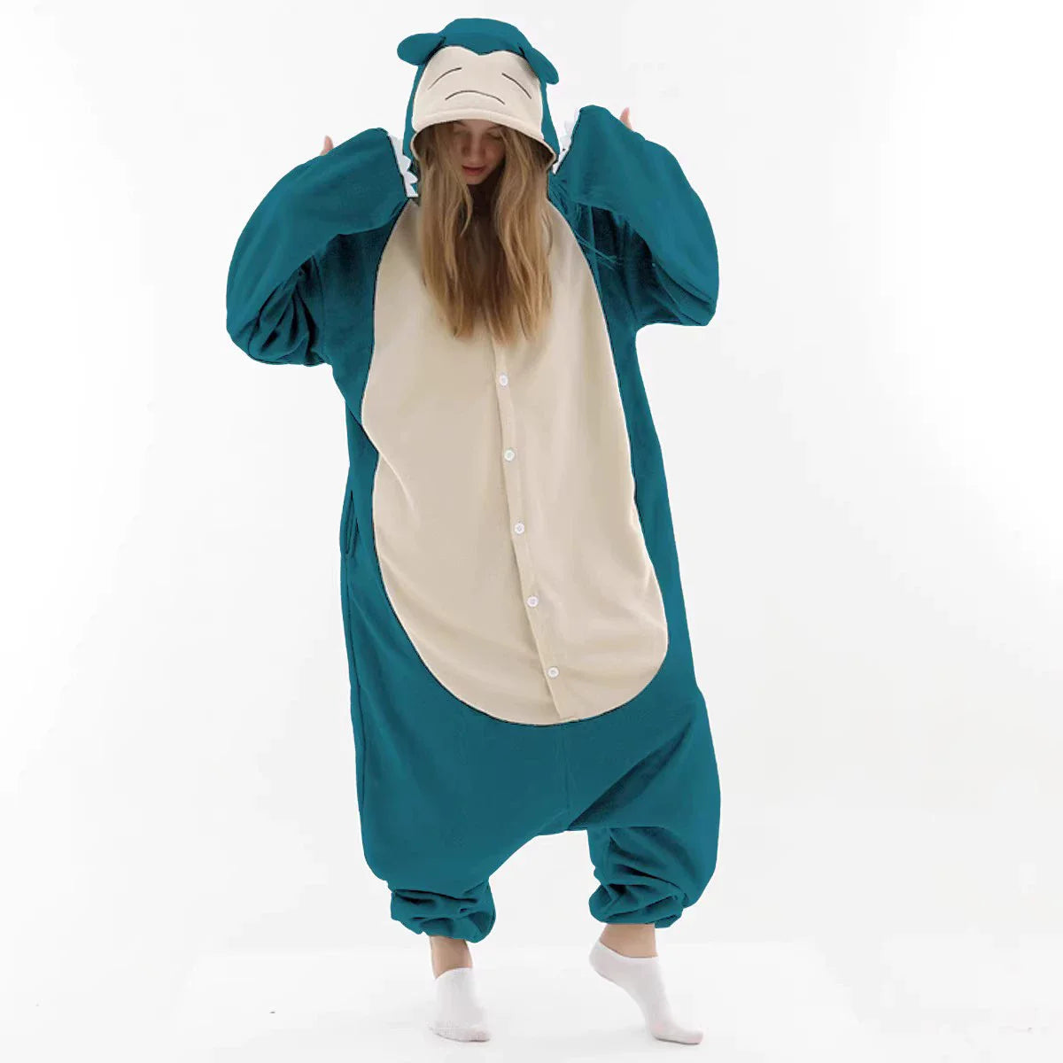 Pokémon Kigurumi Cosplay Onesie – Pikachu, Gengar Anime Jumpsuit for Men & Women (Halloween Party Outfit)