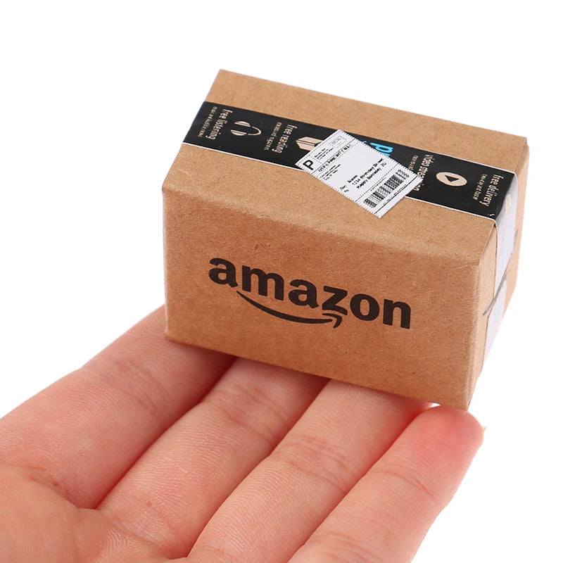 1/5pcs Mini Boîte en Carton Express Accessoires de Maison de Poupée – Boîtes de Livraison Simulation Réaliste pour Scènes Miniatures, Meubles de Maison de Poupée, Jardin Féerique & Décoration Artisanale