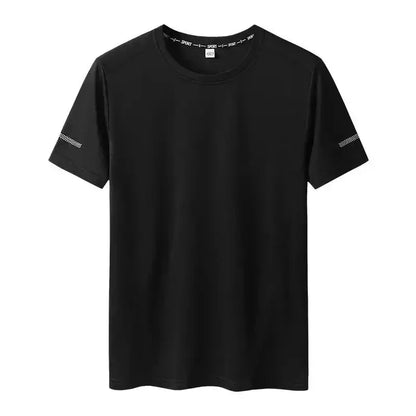 1/2PCS Plus Size Men's Quick-Dry T-Shirts – Short-Sleeve Gym & Running Tops, Lightweight Fitness Training Jerseys & Sportswear