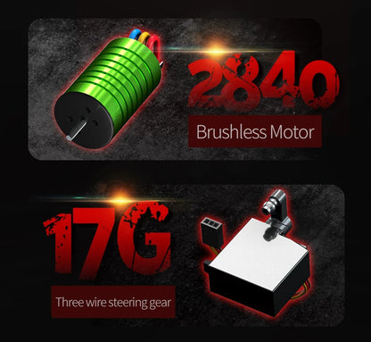 ZWN 1:16 4WD RC Monster Truck 50KM/H y 70KM/H Coche de Derrape de Alta Velocidad con Luces LED y Control Remoto 2.4GHz