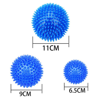 Juguete para perros con pelota chirriante de TPR, mordedor para limpiar los dientes para perros, gatos y cachorros, juguete interactivo de entrenamiento