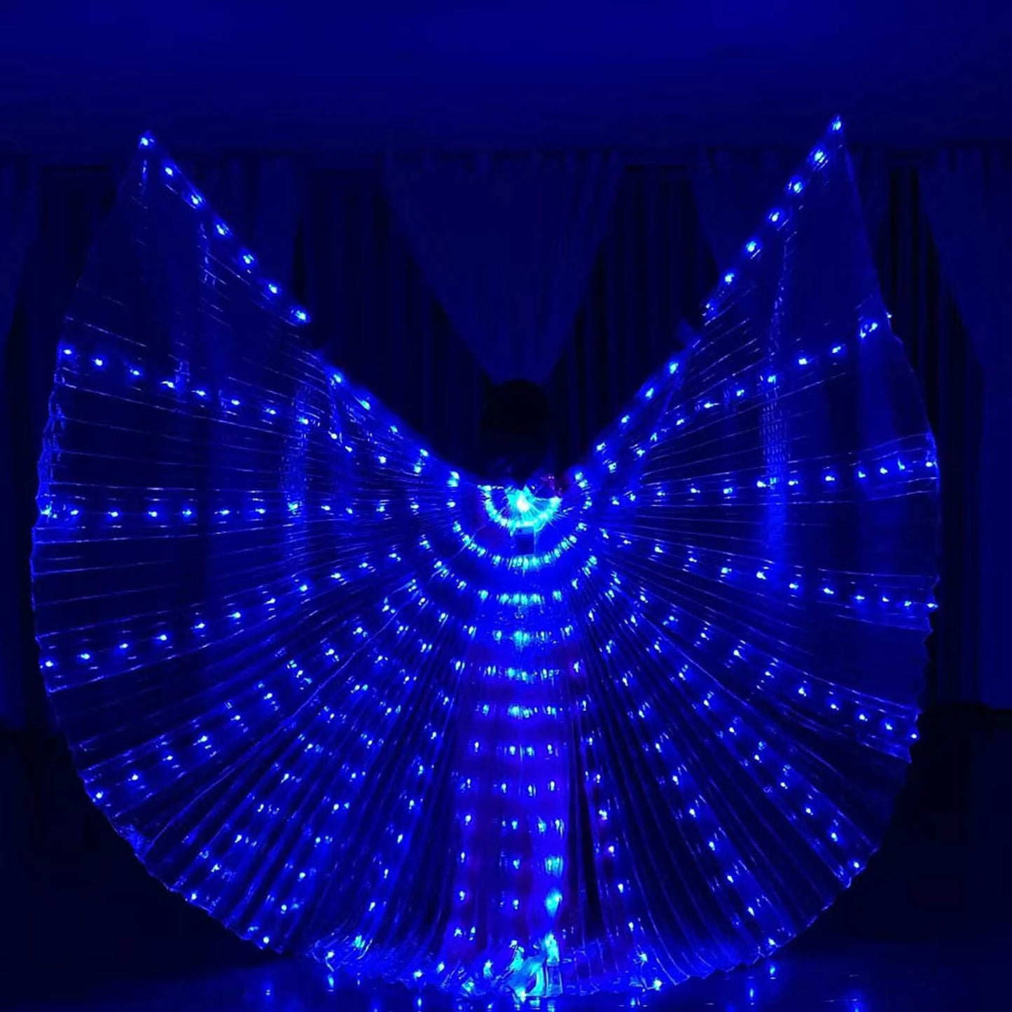 LED Light-Up Butterfly Fairy Wings – Luminous Costume Wings for Dance, Parties, Cosplay & Stage Performances
