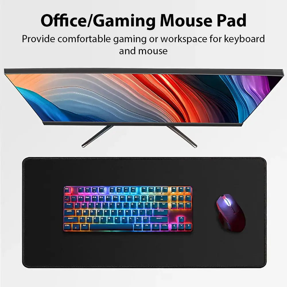 Pokémon Eevee Kawaii Rainbow XXL Mouse Pad – Anime Gaming Desk Mat for Laptop & Office