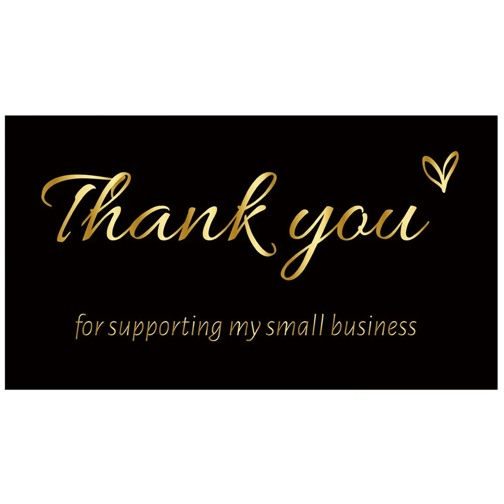 10–50PCS Thank You for Your Order Cards – Small Business Customer Appreciation Greeting Cards for Shopping & Purchase Orders