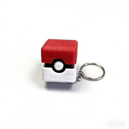 Hot Pokémon Pokéball Fidget Toy Keychain – Press Button Stress Relief Pendant Decoration