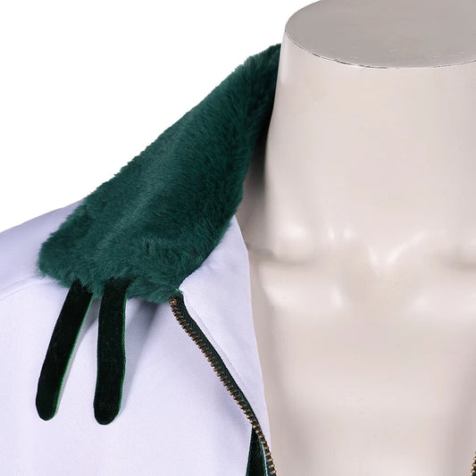 Disfraz de Capitán de la Marina inspirado en Smoker de One Piece – Chaqueta para Halloween, Carnaval y Fiesta de Disfraces