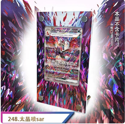 Oricorio Jasmine Carmine Rosa Giovanni Latias Gardevoir Gengar Meowth Dragonite Extended Art Card Display Stand Excluding Card