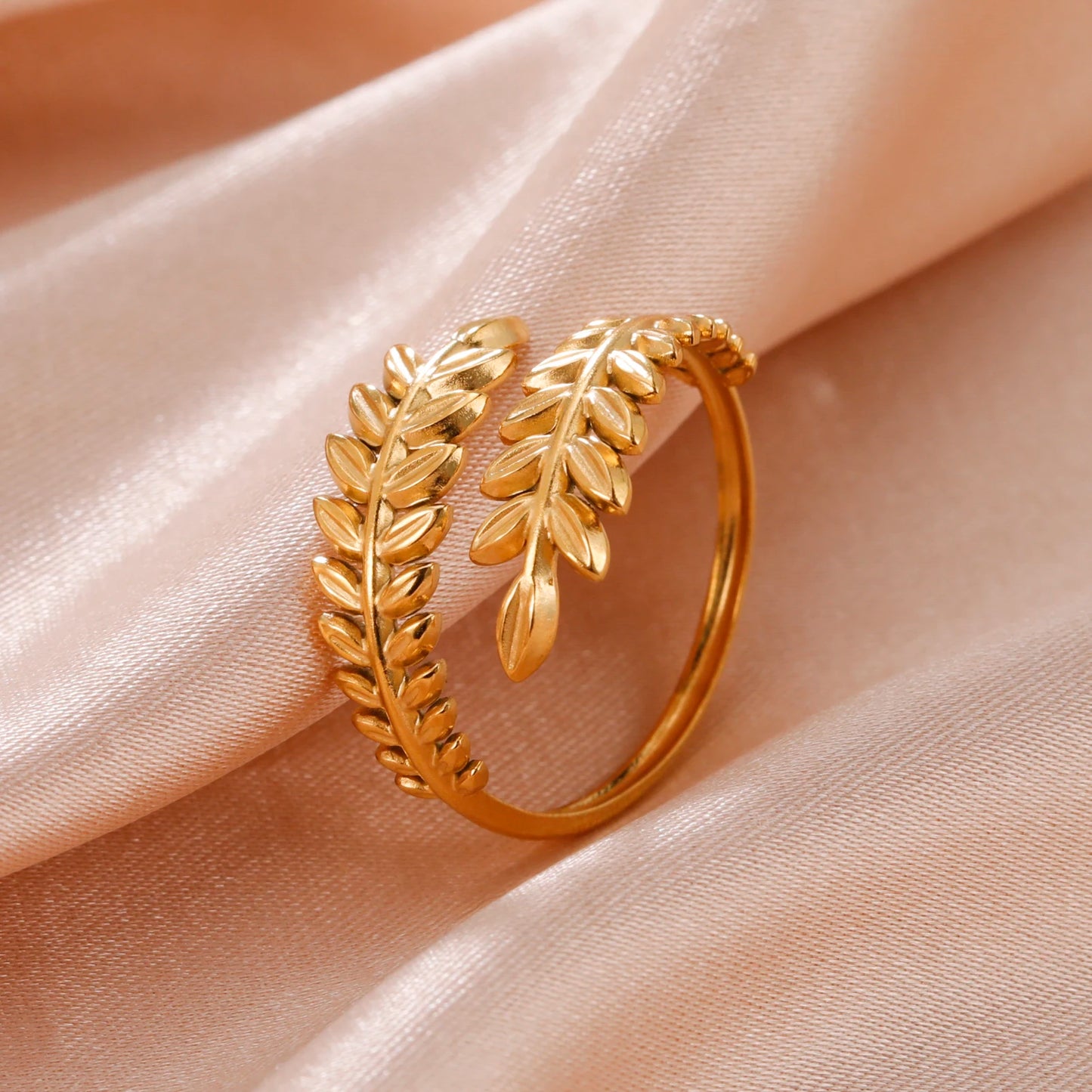 Bague Skyrim en acier inoxydable cœur géométrique pour femme, réglable, ouverte, pour fête, esthétique