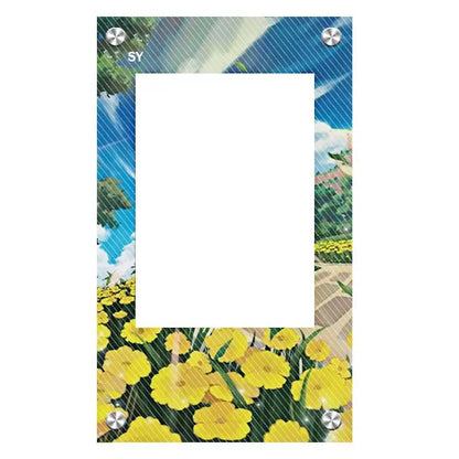 Présentoir pour cartes à collectionner Pokémon PSA, en acrylique, avec illustrations étendues – Latios, Latias, Mew, Évoli et Pikachu