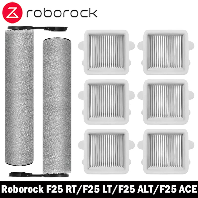Replacement Roller Brush & HEPA Filter Kit for Roborock F25 RT, F25 LT, F25 ALT & F25 ACE Wet/Dry Vacuum