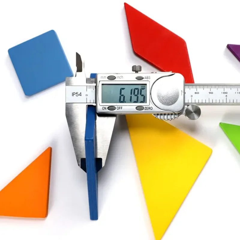 Rompecabezas de Tangram Montessori de Madera - Juego Educativo de Bloques de Construcción Preescolar, Rompecabezas Creativo de Lógica para Niños, Desarrollo Cerebral y Regalo Festivo