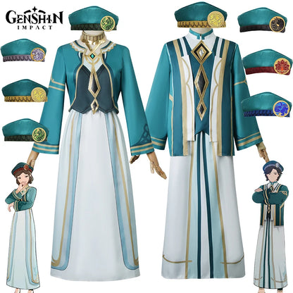 Genshin Impact Akademiya Cosplay Uniform – Sumeru Library Costume (Men & Women)