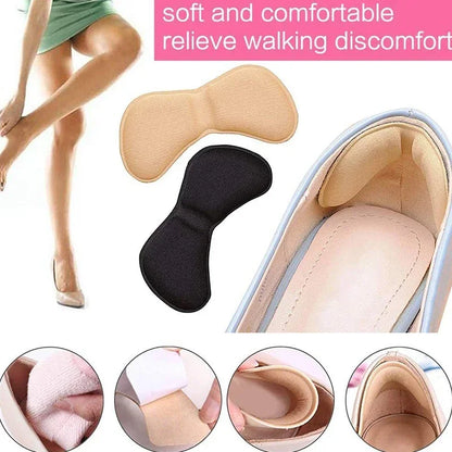 12PCS Heel Cushion Pads – Adhesive Anti-Wear Heel Protector Inserts for Shoes, Soft Foot Care Insoles for Comfort & Protection
