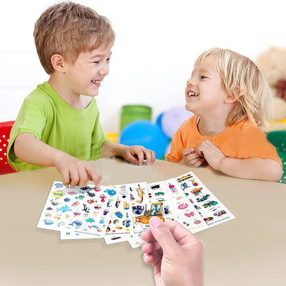 Kids Reusable Scene Sticker Book – DIY Cartoon Animal Puzzle Sticker Game, Early Learning Cognition Toy, Creative Educational Activity Gift for Children