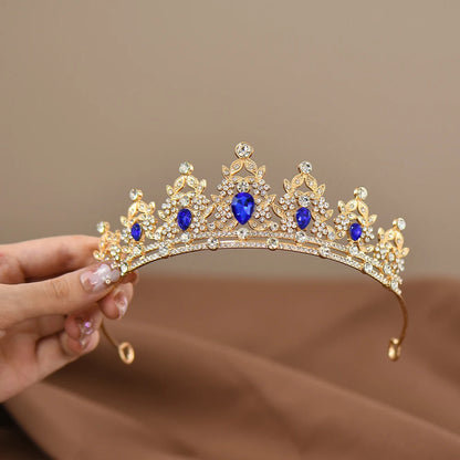 Princess Crystal Tiara Crown for Girls – Elegant Birthday, Dance & Party Hair Accessory