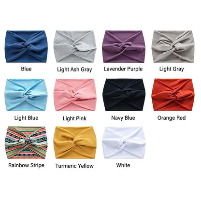 Extra Large Twisted Headband – Thick Wide Turban Hair Wrap for Women | Workout Yoga Fashion Hair Accessories