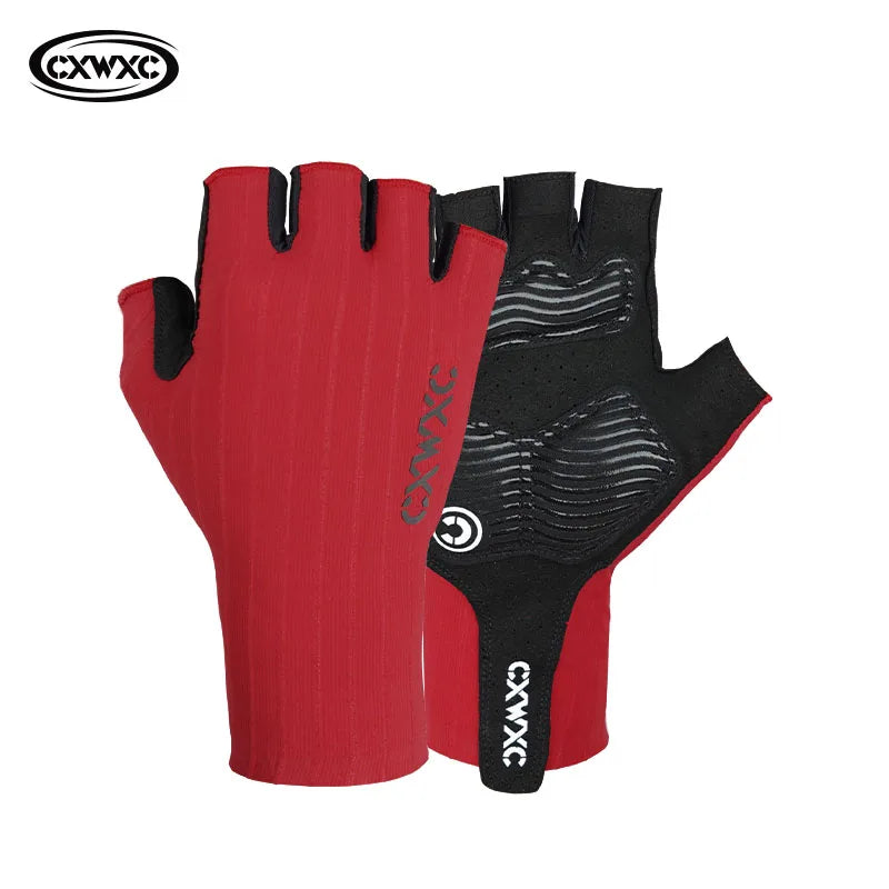 Guantes de Ciclismo sin Dedos CXWXC – Transpirables y Antideslizantes para Hombre y Mujer con Soporte Extendido de Muñeca para Fitness, Entrenamiento y Deportes al Aire Libre
