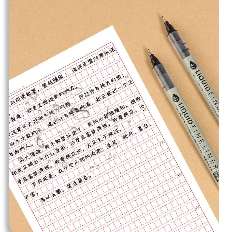 Set de marqueurs Manga – Stylos à croquis à pointe fine 5/8 pièces pour le dessin, l'illustration, la calligraphie et les fournitures scolaires
