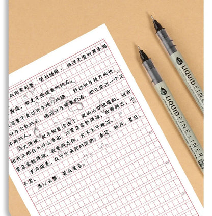 Set de marqueurs Manga – Stylos à croquis à pointe fine 5/8 pièces pour le dessin, l'illustration, la calligraphie et les fournitures scolaires