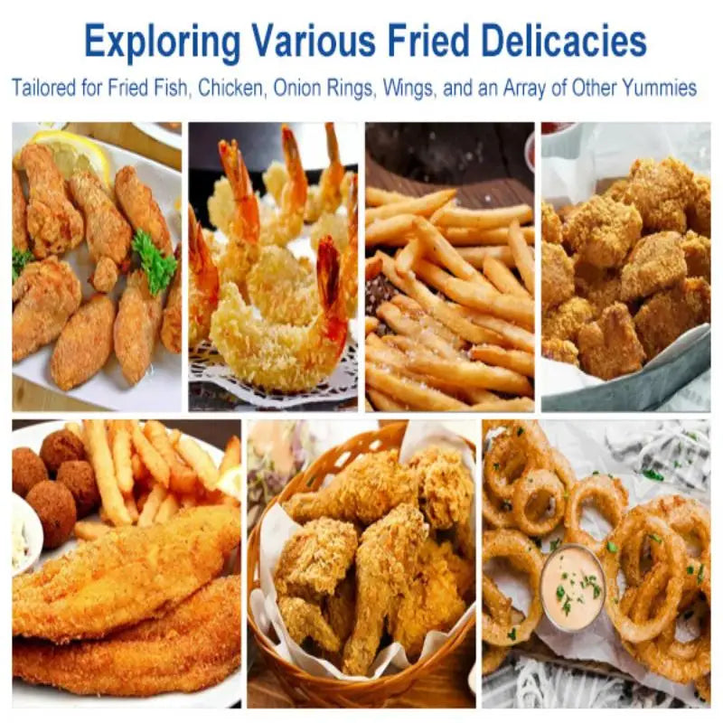 Fish Breading Shaker Bowl – Batter Coating Tray with Lid for Chicken Wings, Fish, Vegetables & Frying