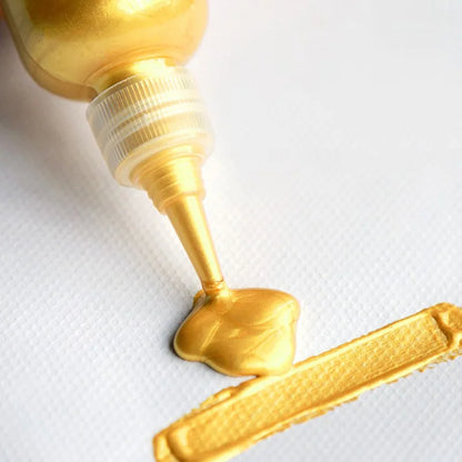 60ml Metallic Gold Acrylic Paint – Waterproof DIY Pigment for Art & Craft Projects