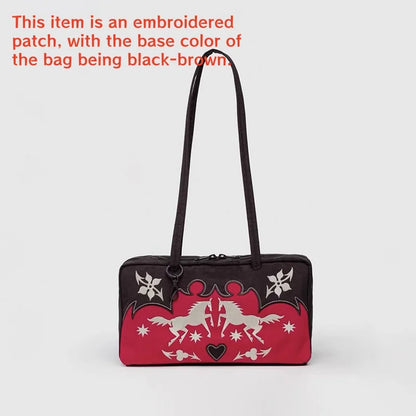 Bolso de hombro tipo tote de nailon de gran capacidad para mujer – Bolso de mano de diseñador de lujo, ligero y versátil para el trabajo, viajes, compras y uso diario a la moda