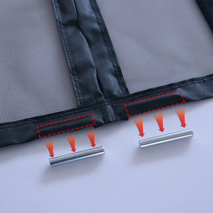 Magnetic Door Screen Mesh with Automatic Closure – Custom Size Mosquito & Insect Proof Door Curtain
