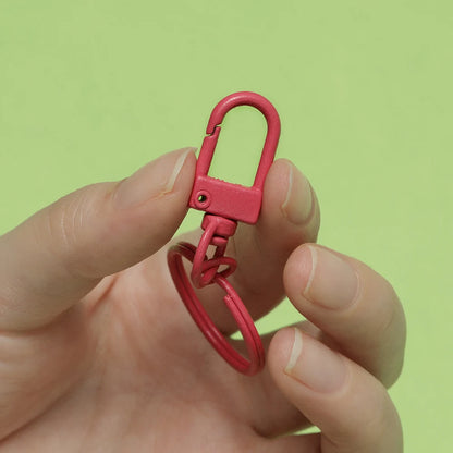 5–10 Piece Multicolor Keyring Lobster Clasp Hooks with Adjustable Buckles – DIY Keychain, Bag Charm, Doll & Jewelry Making Accessories