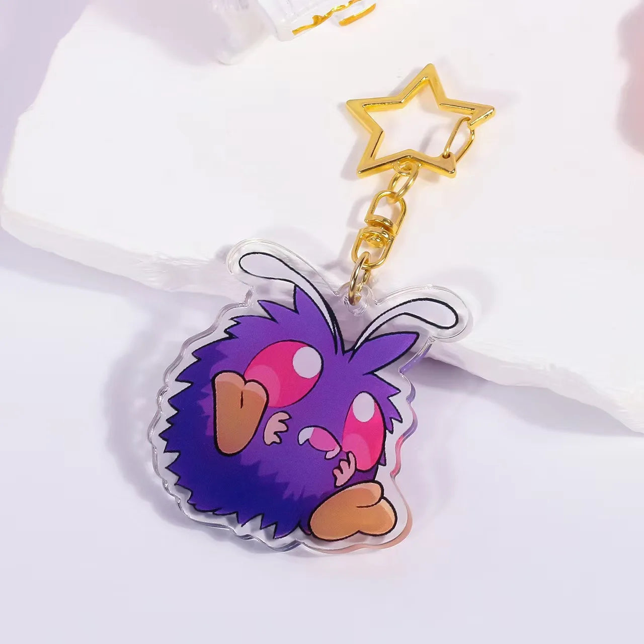 Pokémon Acrylic Keychain – Gengar, Ditto, Mewtwo, Jigglypuff & Character Bag Charm Pendant Collectible Gift