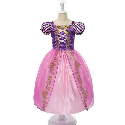 Vestido de disfraz de princesa para niña – Traje de fiesta de cuento de hadas para Halloween, carnaval y regalos de cumpleaños