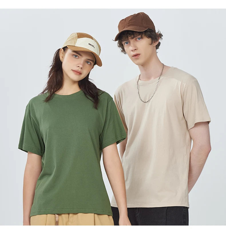 Women’s 100% Cotton Solid T-Shirt Summer Casual Sporty Loose Short Sleeve O-Neck Tee White Black