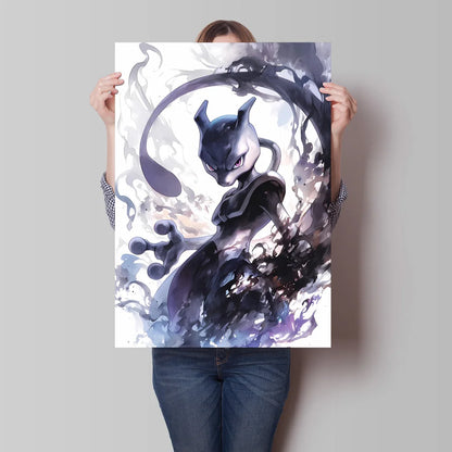 Pokémon Umbreon Canvas Wall Art – Stylish High Quality Decorative Painting for Home (Multiple Sizes)
